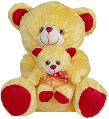 Ard Enterprise HP Mother Teddy Stuffed Toy-Yellow - 40 cm(Yellow)