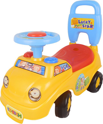 Kiddale Kids Ride On Car - Educational, Multifunctional, Toy Ride on Car, Steering Wheel, Protection against Overturning, No Pedals, No Gears, Eco-Friendly, Non-Toxic Smooth Plastic Material - The Joyful Toy for Kids KDTBQX33411RCP Tricycle(Yellow), Yello
Kiddale Kids Ride On Car - Educational, Multifunctional, Toy Ride on Car, Steering Wheel, Protection against Overturning, No Pedals, No Gears, Eco-Friendly, Non-Toxic Smooth Plastic Material - The Joyful Toy for Kids KDTBQX33411RCP Tricycle(Yellow), Yello