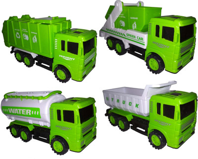 IndusBay Smart City automobile VehicleToy Set of 4 City Service - Dumper truck, Garbage truck water Tanker -Pull back Vehicles(Green)
IndusBay Smart City automobile VehicleToy Set of 4 City Service - Dumper truck, Garbage truck water Tanker -Pull back Vehicles(Green)