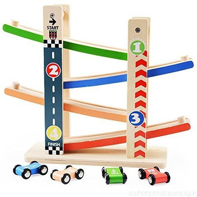 Sanyal Sanya 4 Level Wooden Ramp Racer Switchback Racetrack with 4 Speed Cars Early Educational & Fun Toys for Kids (Multicolored)(Multicolor)
Sanyal Sanya 4 Level Wooden Ramp Racer Switchback Racetrack with 4 Speed Cars Early Educational & Fun Toys for Kids (Multicolored)(Multicolor)
