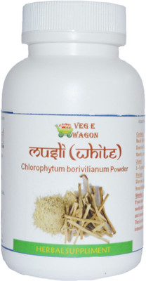 Veg E Wagon White Musli Powder (Ayurvedic - Food Grade) - 100 Gms(100 g)