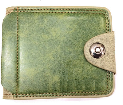 radhe creation Men Green Genuine Leather Wallet(4 Card Slots)
