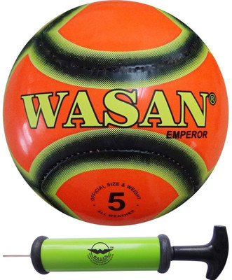 Wasan Emperor Football- Orange with Pump (12 years and above) Football - Size: (Pack of 1, Orange
Wasan Emperor Football- Orange with Pump (12 years and above) Football - Size: (Pack of 1, Orange