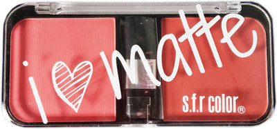 S.F.R I Love Matte Blush Actrective 2 Shade Look Beautiful-6539-02(Multicolor)