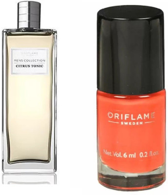 Oriflame Men's Collection Citrus Tonic Eau de Toilette with mini nail polish(Set of 2)
Oriflame Men's Collection Citrus Tonic Eau de Toilette with mini nail polish(Set of 2)