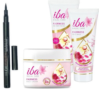 iba halal care TOTAL FAIRNESS COMBO WITH FAIRNESS FACE CREAM,3 IN 1 INSTANT FACIAL ,FACE WASH AND WATERPROOF EXTRA PROTECTIVE EYELINER(Set of 4)
iba halal care TOTAL FAIRNESS COMBO WITH FAIRNESS FACE CREAM,3 IN 1 INSTANT FACIAL ,FACE WASH AND WATERPROOF EXTRA PROTECTIVE EYELINER(Set of 4)