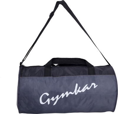 LELIO Grey Gym Sports Duffle Bag Gym Bag(Grey)
