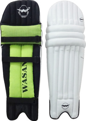 Wasan Monarch Youth (36 - 38 cm) Batting Pad(White, Black, Ambidextrous)
