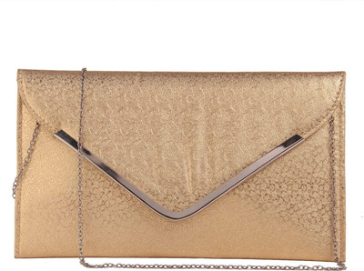 Don Cavalli Women Casual Gold PU Sling Bag