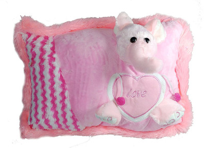 CREATIVEVILLA CUTE PINK STUFFED ANIMAL FACE SOFT TEDDY FUN PILLOW - 35 cm(Multicolor)
CREATIVEVILLA CUTE PINK STUFFED ANIMAL FACE SOFT TEDDY FUN PILLOW - 35 cm(Multicolor)