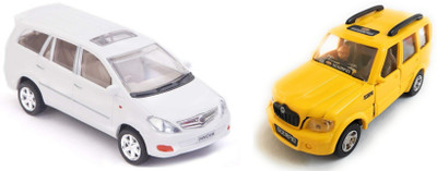 The Game Begins Combo Toys of Scorpio Car and Innova Car Toys | Toys for kids| Miniature Cars Toys | Pull back and Go | Yellow and White Color - Set of 2 Toys - Value Pack(Multicolor)
The Game Begins Combo Toys of Scorpio Car and Innova Car Toys | Toys for kids| Miniature Cars Toys | Pull back and Go | Yellow and White Color - Set of 2 Toys - Value Pack(Multicolor)