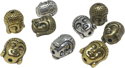 Aumni Crafts Jewellery Making Metal Alloy Bead Spacers 11x9x8mm Buddha Antique Silver Gold Bronze 3-Color Combo (Pack of 30 pieces)
Aumni Crafts Jewellery Making Metal Alloy Bead Spacers 11x9x8mm Buddha Antique Silver Gold Bronze 3-Color Combo (Pack of 30 pieces)