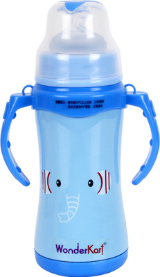 WonderKart 240 ML Double Layer Stainless Steel Baby Feeding Bottle with Handle & Neck Strap - Blue - 240 ml(Blue)
WonderKart 240 ML Double Layer Stainless Steel Baby Feeding Bottle with Handle & Neck Strap - Blue - 240 ml(Blue)