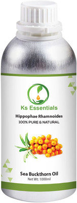 Ks Essentials 100% Pure Sea Buckthorn Carrier Oil (Hippophae Rhamnoides) Pure and Natural(1000 ml)
Ks Essentials 100% Pure Sea Buckthorn Carrier Oil (Hippophae Rhamnoides) Pure and Natural(1000 ml)