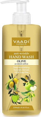 Vaadi Herbals Anti-Wrinkle Olive and Green Apple Hand Wash(250 ml, Pump Dispenser)
Vaadi Herbals Anti-Wrinkle Olive and Green Apple Hand Wash(250 ml, Pump Dispenser)