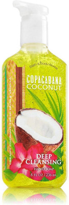 Bath & Body Works Deep Cleansing Hand Soap Copacabana Coconut(236 ml, Pump Dispenser)
Bath & Body Works Deep Cleansing Hand Soap Copacabana Coconut(236 ml, Pump Dispenser)
