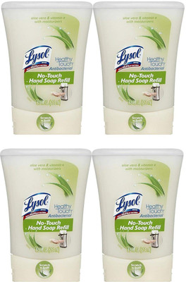 Lysol No-Touch Automatic Hand Soap, Aloe, Refill, 8.5 Ounce (4-Pack)(251 ml, Bottle, Pack of 4)
Lysol No-Touch Automatic Hand Soap, Aloe, Refill, 8.5 Ounce (4-Pack)(251 ml, Bottle, Pack of 4)