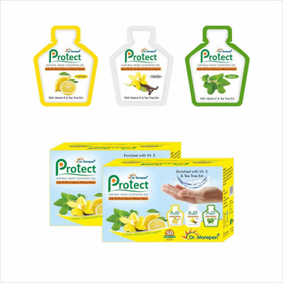 Dr. Morepen Protect Hand Sanitizer Hand Wash Single Use 50 Sachets , Pack of 2 (50 x 2)(50 ml, Pouch, Pack of 2)
Dr. Morepen Protect Hand Sanitizer Hand Wash Single Use 50 Sachets , Pack of 2 (50 x 2)(50 ml, Pouch, Pack of 2)