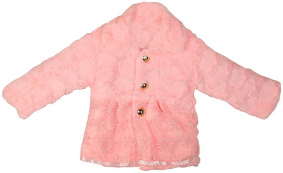 Cheeseling Full Sleeve Self Design Baby Girl's Jacket, Peach
Cheeseling Full Sleeve Self Design Baby Girl's Jacket, Peach