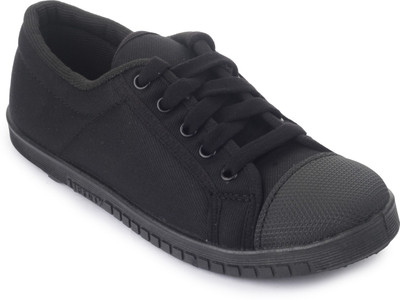Footfun by Liberty Boys & Girls Slip on Derby Shoes(Black