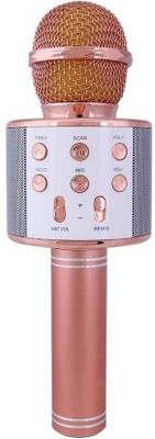 INDMART Karaoke Wireless KTV Mini Portable handheld Speaker Mike Wireless Bluetooth Microphone(Multicolor)
INDMART Karaoke Wireless KTV Mini Portable handheld Speaker Mike Wireless Bluetooth Microphone(Multicolor)