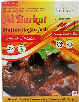 AL BARKAT Mutton Rogan Josh Curry 285g (AL BARKAT) - Ready to Eat - Pack of 2 - (2 X 285g) 570 g
AL BARKAT Mutton Rogan Josh Curry 285g (AL BARKAT) - Ready to Eat - Pack of 2 - (2 X 285g) 570 g