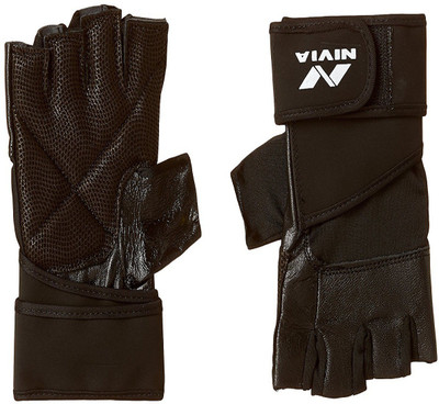 Nivia Nvi Gym Gloves Black Gym & Fitness Gloves (, Black