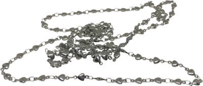 Aumni Crafts Jewelry Necklace Chains Tarnish Resistant Stainless Steel 4mm Heart Silver Color (Sold as 1 metre)
Aumni Crafts Jewelry Necklace Chains Tarnish Resistant Stainless Steel 4mm Heart Silver Color (Sold as 1 metre)