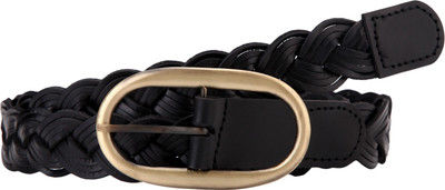 Aditi Wasan Women Casual Black Genuine Leather Belt