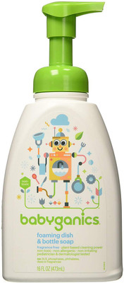 Babyganics Dish Dazzler Foaming Dish and Bottle Soap, Fragrance Free, 16 Fluid Ounce(473 ml)
Babyganics Dish Dazzler Foaming Dish and Bottle Soap, Fragrance Free, 16 Fluid Ounce(473 ml)