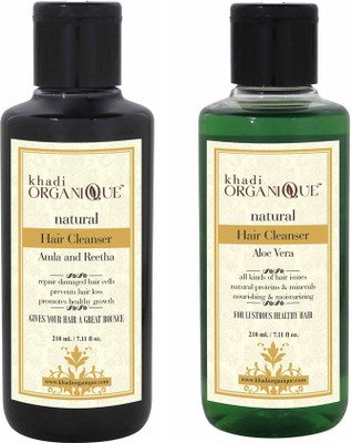 khadi organique amla reetha aloevera natural cleanser(shampoo) combo pack 420 ml(Set of 2)
khadi organique amla reetha aloevera natural cleanser(shampoo) combo pack 420 ml(Set of 2)