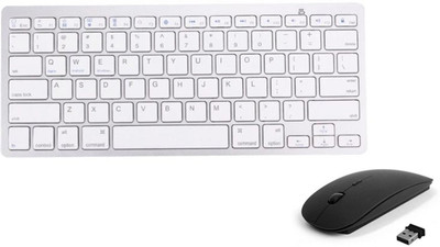ShopyBucket Mini Slim Stylist Multimedia Wireless Keyboard With Mouse for PC - Laptop (white) (Combo) Combo Set
ShopyBucket Mini Slim Stylist Multimedia Wireless Keyboard With Mouse for PC - Laptop (white) (Combo) Combo Set