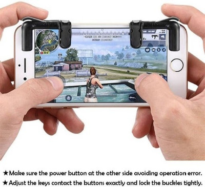 SACRO LOY_438L PUBG Trigger all smart phone compatible Sensitive Shoot/aim Buttons L1 R1 Trigger Mobile Game Controller ||compatible with all android & IOS smart phone Gaming Accessory Kit(Multicolor, For Android)
SACRO LOY_438L PUBG Trigger all smart phone compatible Sensitive Shoot/aim Buttons L1 R1 Trigger Mobile Game Controller ||compatible with all android & IOS smart phone Gaming Accessory Kit(Multicolor, For Android)