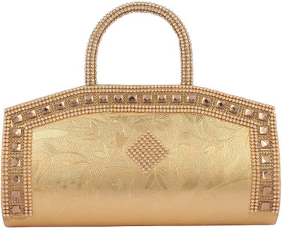 Aadhunik Libaas Hand-held Bag(Gold)
