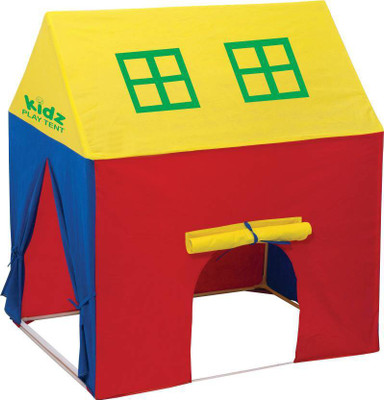 Alpyog Kids Indoor Outdoor Tent House For Kid(Yellow, Red), Red;yellow