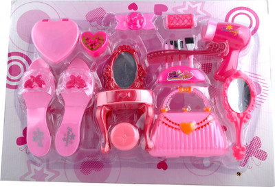 Kidzfan beautiful Jewelry Sets | With Makeup Set, Sandals, Handbag and Many More Accessories
Kidzfan beautiful Jewelry Sets | With Makeup Set, Sandals, Handbag and Many More Accessories
