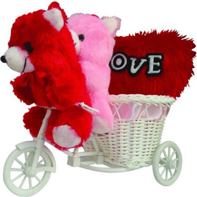 ME&YOU Romantic Cycle Teddy Return Gifts for Wife Girlfriend Friend Sister On Birthday, Anniversary, Rakhi, Valentine's Day IZ18TRPCyH-002 - 16 cm(Multicolor)
ME&YOU Romantic Cycle Teddy Return Gifts for Wife Girlfriend Friend Sister On Birthday, Anniversary, Rakhi, Valentine's Day IZ18TRPCyH-002 - 16 cm(Multicolor)