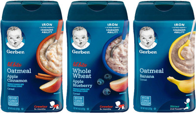 Gerber Cereal Combo 227g (8oz) (Pack of 3) - Options 29 Cereal(681 g, Pack of 3, 6)