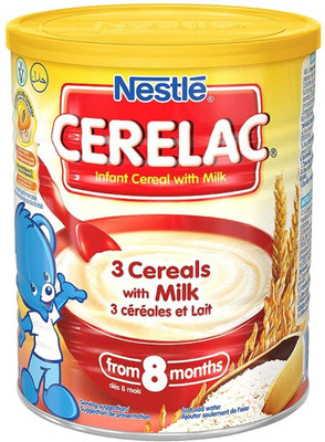 Nestle Cerelac 3 Cereals With Milk - 400g (Imported) Cereal(400 g, 6)