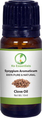 Ks Essentials 100% Pure Clove Essential Oil Therapeutic Grade for Hair and Skin(10 ml)
Ks Essentials 100% Pure Clove Essential Oil Therapeutic Grade for Hair and Skin(10 ml)