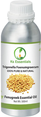 Ks Essentials 100% Pure Fenugreek (Methi) Essential Oil (Trigonella foenumgraecum) Therapeutic Grade(500 ml)
Ks Essentials 100% Pure Fenugreek (Methi) Essential Oil (Trigonella foenumgraecum) Therapeutic Grade(500 ml)