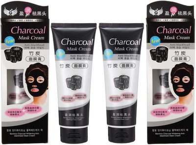Charcoal Mask Cream Deep Cleansing & Instant Glow and Anti-Blackhead Suction Mask Cream 130g × 2 Pack Of 2(260 g)
Charcoal Mask Cream Deep Cleansing & Instant Glow and Anti-Blackhead Suction Mask Cream 130g × 2 Pack Of 2(260 g)