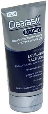 Clearasil For Men Energizing Acne Scrub For Acne-prone Skin Scrub(150 ml)
