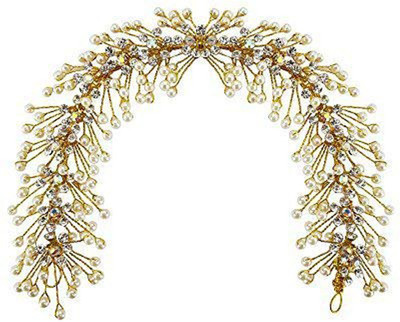 INAAYA Party Wear Hair Accessories For Women And Girls, Accessories For Karwachauth Special, Pack Of 1 (Diamond Gajra) Hair Accessory Set(Gold)
INAAYA Party Wear Hair Accessories For Women And Girls, Accessories For Karwachauth Special, Pack Of 1 (Diamond Gajra) Hair Accessory Set(Gold)