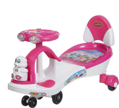 Fun Ride Boost - Twist and Swing Magic Car with LED Lights, Musical Rhymes and Backrest (Pink)(Pink)
Fun Ride Boost - Twist and Swing Magic Car with LED Lights, Musical Rhymes and Backrest (Pink)(Pink)