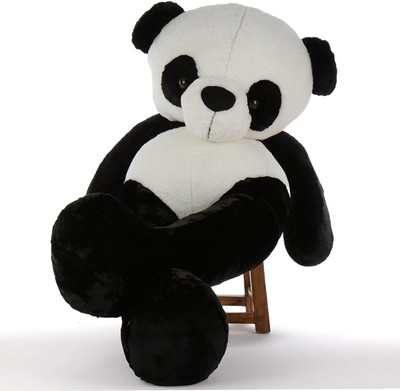 Lovebug Cute Bootsy Creem 152 Cm 5 feet Huggable And Loveable For Someone Special Teddy Bear Panda - 152 cm(Black)