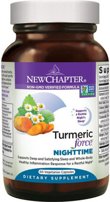 New Chapter Turmeric Force' Nighttime - 60 Vegetarian Capsules(60 No)