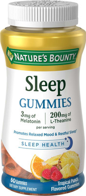 Nature's Bounty Sleep Complex Gummies Tropical Punch Flavor 60 Moon & Star Shaped Gummies(60 No)
Nature's Bounty Sleep Complex Gummies Tropical Punch Flavor 60 Moon & Star Shaped Gummies(60 No)