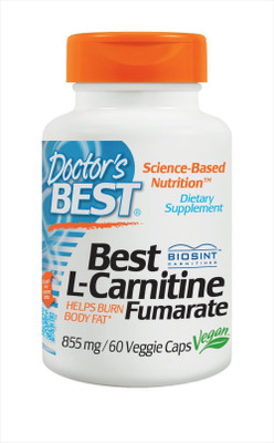 Doctor's Best Best L-Carnitine Fumarate 855 mg 60 Veggie Caps(60 No)