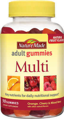 Nature Made Multi Adult Gummies Assorted Fruit - 90 Gummies(90 No)